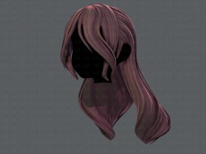 3d hair style for girl v51 3D मॉडल