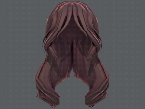 3d hair style for girl v51 3D मॉडल
