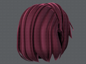 3d hair style for girl v52 3D Модель