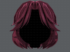 3d hair style for girl v52 3D Модель