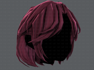 3d hair style for girl v52 3D Модель