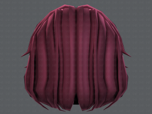3d hair style for girl v52 3D Модель