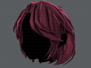 3d hair style for girl v52 3D Модель