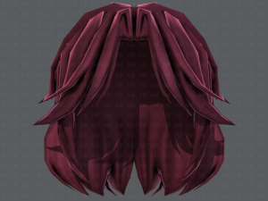 3d hair style for girl v52 3D Модель