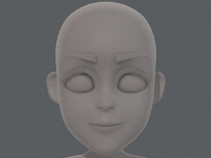 base mesh boy character v11 3D Model
