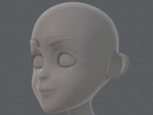 base mesh boy character v11 3D Model