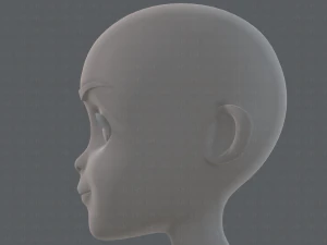 base mesh boy character v11 3D Model