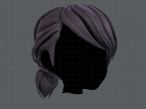 3d hair style for girl v53 3D Модель
