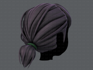 3d hair style for girl v53 3D Модель