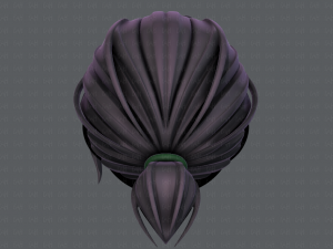 3d hair style for girl v53 3D Модель