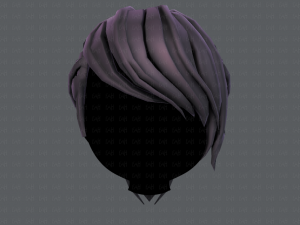 3d hair style for girl v53 3D Модель
