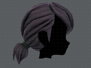 3d hair style for girl v53 3D Модель