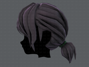 3d hair style for girl v53 3D Модель