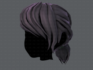 3d hair style for girl v53 3D Модель