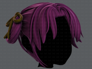 3d hair style for girl v54 Modelo 3D