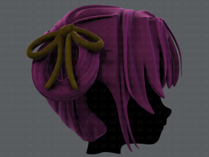 3d hair style for girl v54 Modelo 3D