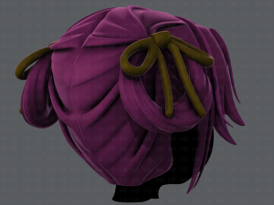 3d hair style for girl v54 Modelo 3D