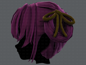 3d hair style for girl v54 Modelo 3D