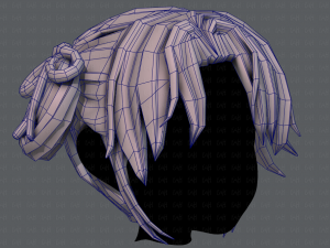 3d hair style for girl v54 Modelo 3D