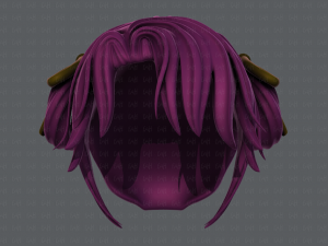 3d hair style for girl v54 Modelo 3D