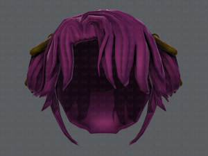 3d hair style for girl v54 Modelo 3D