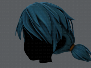 3d hair style for girl v55 Model 3D