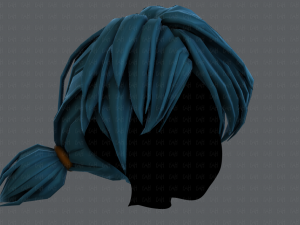 3d hair style for girl v55 Model 3D