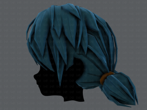 3d hair style for girl v55 Model 3D