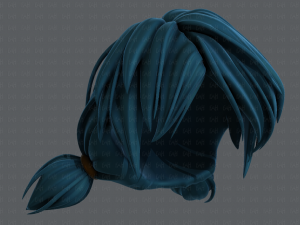 3d hair style for girl v55 Model 3D