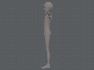 base mesh man character v16 Modello 3D