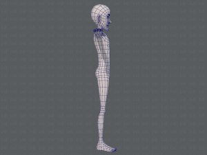 base mesh man character v16 Modello 3D