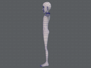 base mesh man character v16 Modello 3D