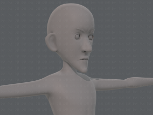 base mesh man character v16 Modello 3D