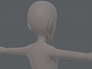 base mesh man character v16 Modello 3D