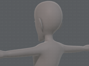base mesh man character v16 Modello 3D