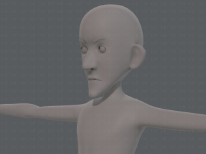 base mesh man character v16 Modello 3D