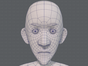 base mesh man character v16 Modello 3D