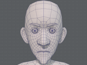 base mesh man character v16 Modello 3D