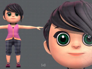 base girlv05 roupas v01 Modelo 3D