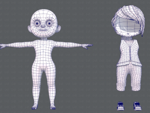 base girlv05 clothing v01 3Dモデル