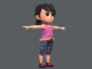 base girlv05 clothing v01 3D Model