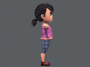 base girlv05 clothing v01 3D Model