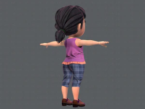 base girlv05 clothing v01 3D Model