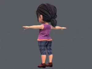 base girlv05 clothing v01 3D Model