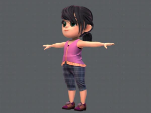 base girlv05 clothing v01 3D Model