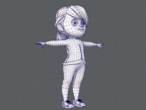 base girlv05 clothing v01 3D Model