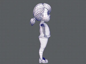 base girlv05 clothing v01 3D Model