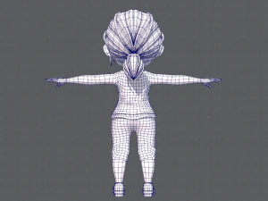 base girlv05 clothing v01 3D Model