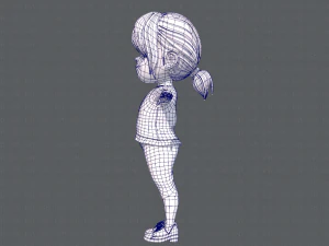 base girlv05 clothing v01 3D Model