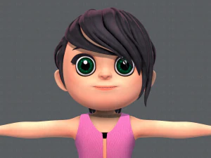 base girlv05 clothing v01 3D Model
